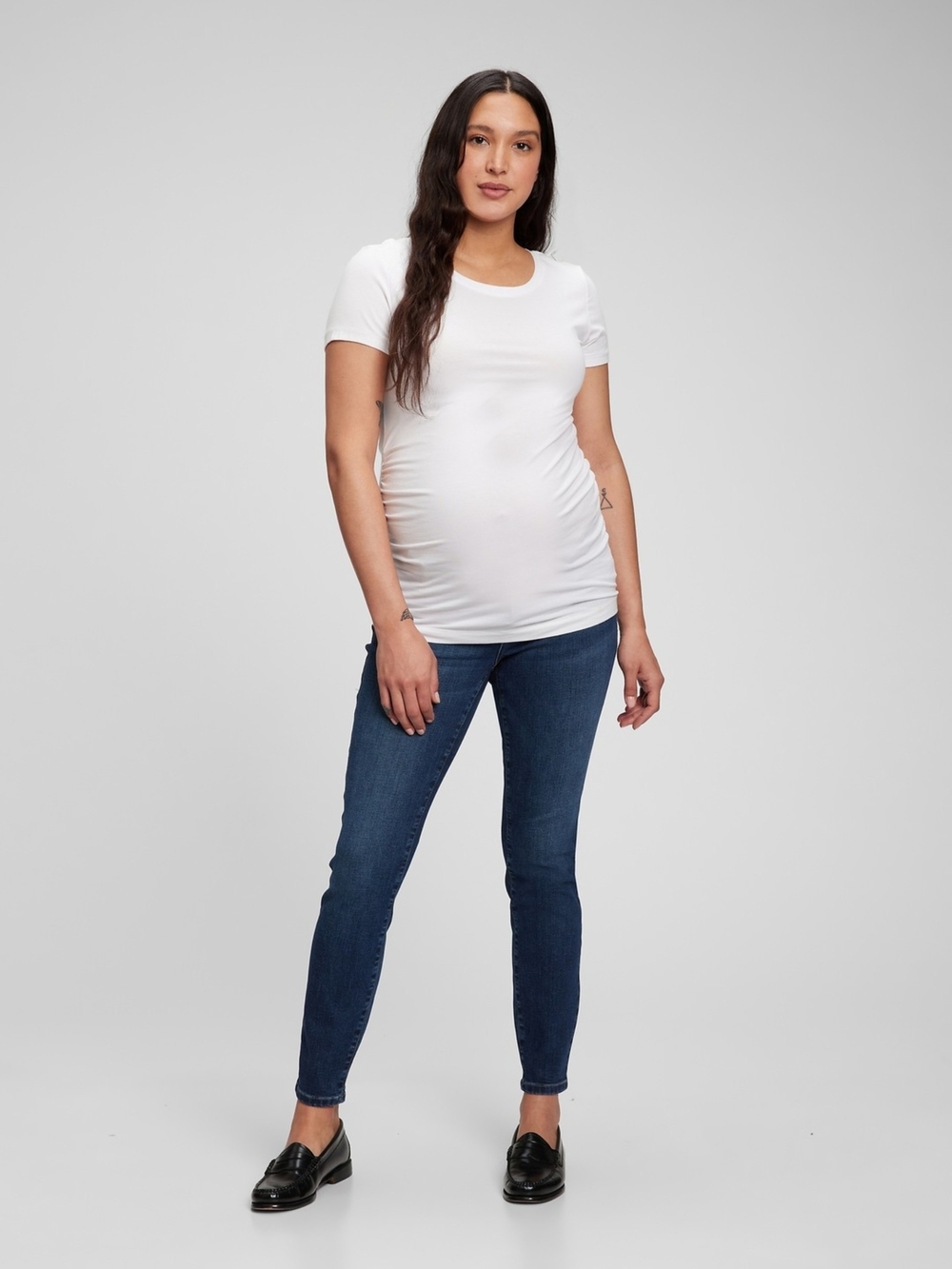 Gap Maternity Favorite Jegging Full Panel Jeans Size 30/10 Dark Indigo